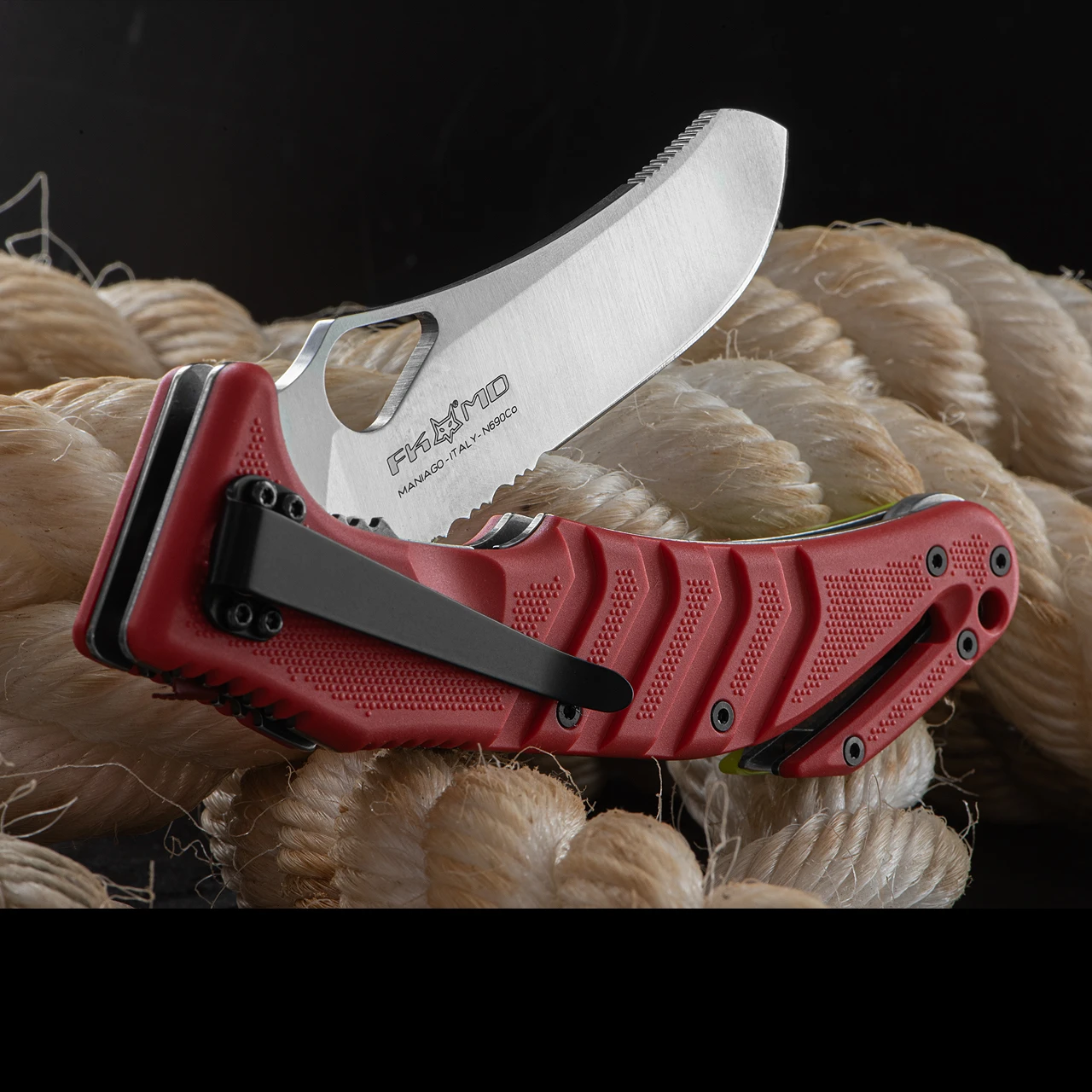 Fox ALSR 2 Rescue Knife Red - Image 9