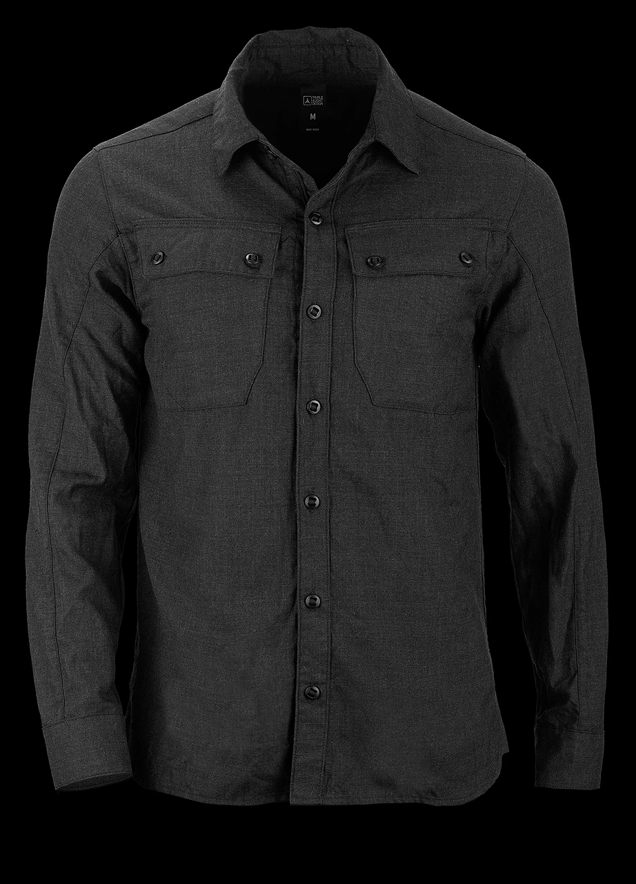 TAD Highland Shirt Heather Charcoal - Image 3