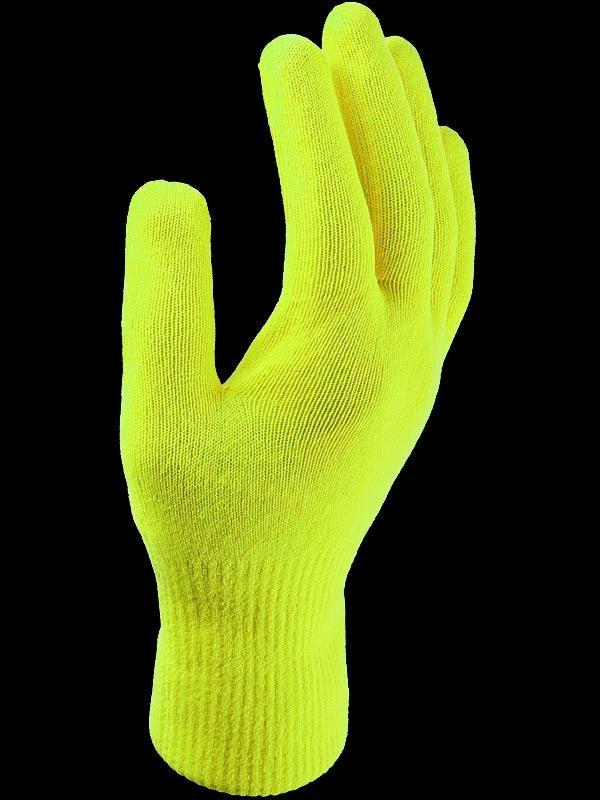 Sealskinz Waterproof All Weather Ultra Grip Knitted Glove Neon Yellow - Image 3