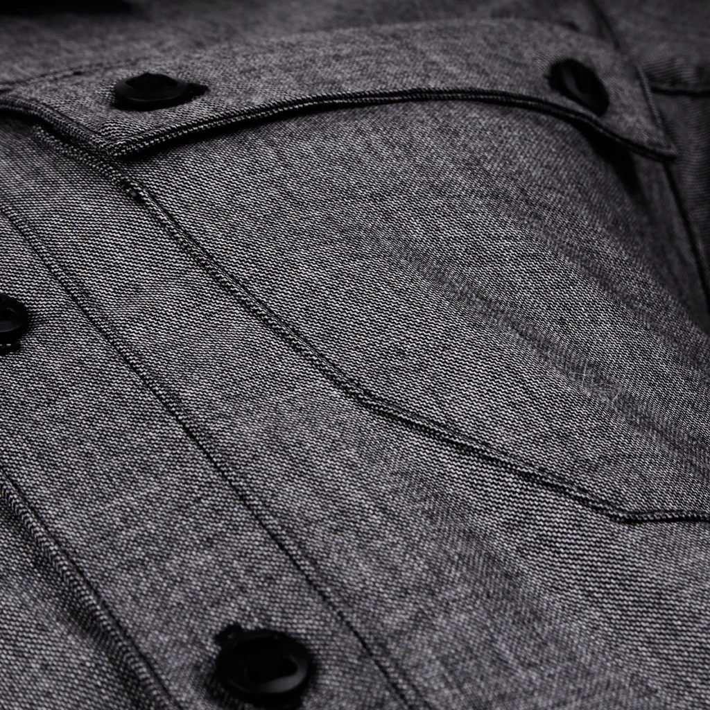 TAD Highland Shirt Heather Charcoal - Image 4